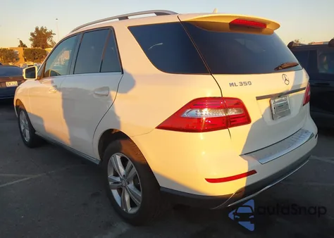 2013 Mercedes-Benz Ml 350 from USA, damaged, VIN 4JGDA5JB5DA149320